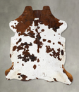 Tricolor X-Large European Cowhide Rug 7'2"H x 6'6"W #B23700 by Hudson Hides