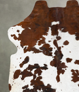 Tricolor X-Large European Cowhide Rug 7'2"H x 6'6"W #B23700 by Hudson Hides