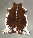 Tricolor X-Large European Cowhide Rug 7'5"H x 6'8"W #B23712 by Hudson Hides