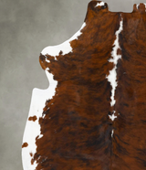Tricolor X-Large European Cowhide Rug 7'5"H x 6'8"W #B23712 by Hudson Hides