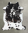 Tricolor X-Large European Cowhide Rug 7'5"H x 6'3"W #B23801 by Hudson Hides