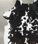 Tricolor X-Large European Cowhide Rug 7'5"H x 6'3"W #B23801 by Hudson Hides
