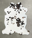 Tricolor X-Large European Cowhide Rug 7'6"H x 6'7"W #B23811 by Hudson Hides