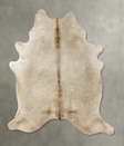 Taupe X-Large Brazilian Cowhide Rug 7'6"H x 6'2"W #B23824 by Hudson Hides
