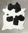 Black and White X-Large Brazilian Cowhide Rug 7'10"H x 6'1"W #B23832 by Hudson Hides