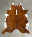 Medium Brindle XX-Large Brazilian Cowhide Rug 8'0"H x 6'9"W #B23836 by Hudson Hides