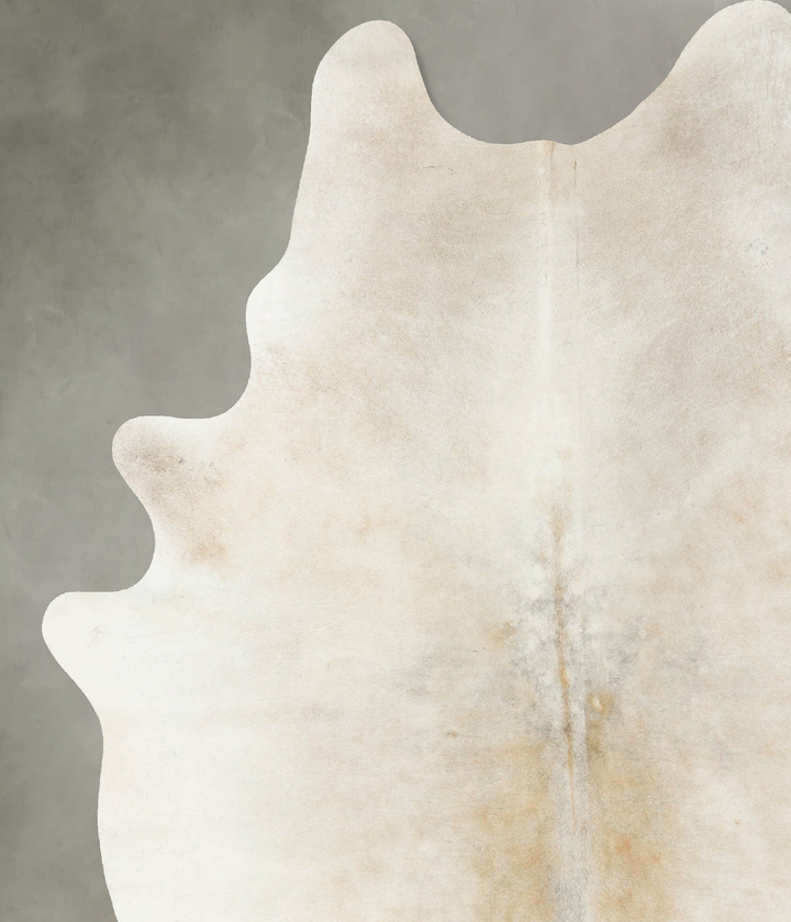 Grey with Beige XX-Large Brazilian Cowhide Rug 8'5"H x 6'5"W #B23838 by Hudson Hides