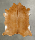 Beige XX-Large Brazilian Cowhide Rug 7'11"H x 6'11"W #B23841 by Hudson Hides