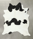 Black and White X-Large Brazilian Cowhide Rug 7'8"H x 5'10"W #B23849 by Hudson Hides