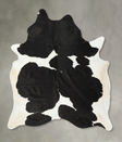 Black and White XX-Large Brazilian Cowhide Rug 8'9"H x 6'6"W #B23860 by Hudson Hides