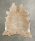 Taupe XX-Large Brazilian Cowhide Rug 7'11"H x 6'5"W #B23878 by Hudson Hides
