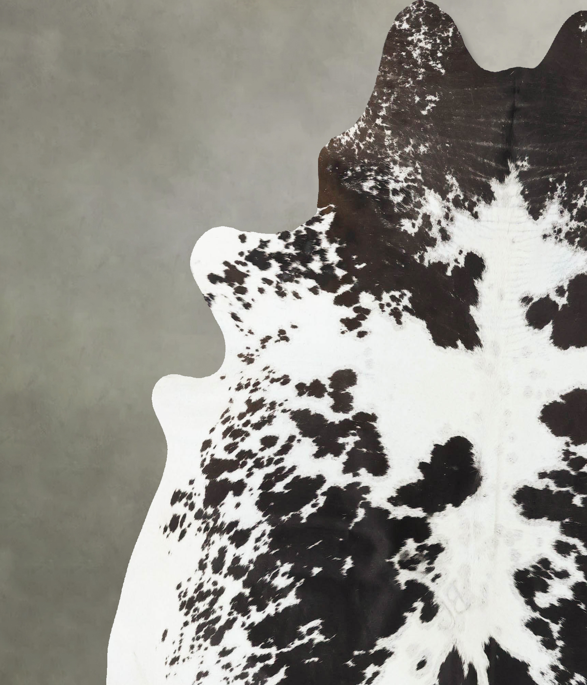 Chocolate and White XX-Large Brazilian Cowhide Rug 7'6"H x 6'9"W #B23892 by Hudson Hides