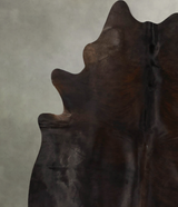 Chocolate XX-Large Brazilian Cowhide Rug 7'11"H x 6'4"W #B23894 by Hudson Hides