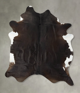 Black and White XX-Large Brazilian Cowhide Rug 8'5"H x 6'11"W #B23895 by Hudson Hides