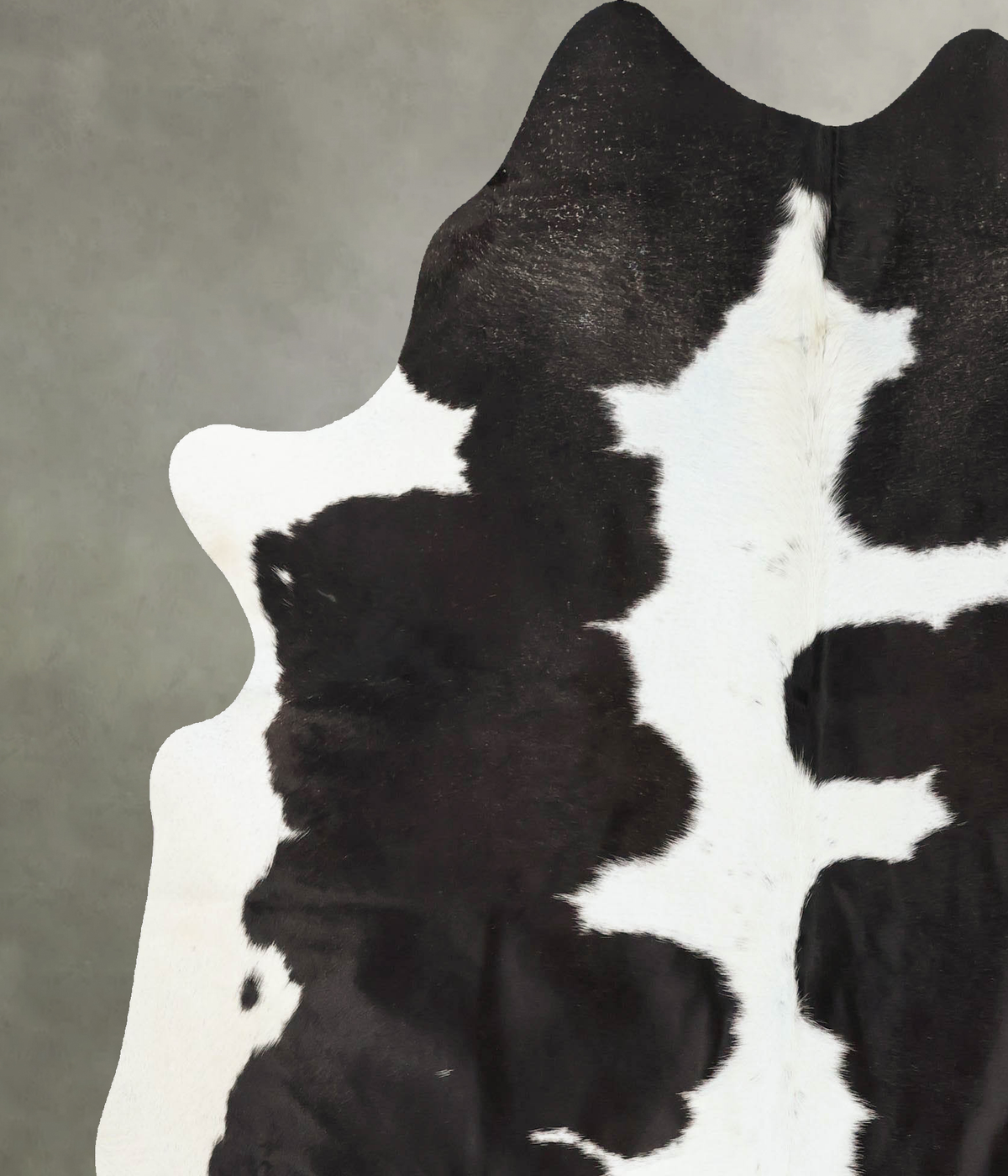 Black and White Cowhide Rug #B23896