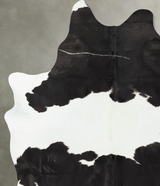 Black and White XX-Large Brazilian Cowhide Rug 8'3"H x 6'2"W #B23898 by Hudson Hides