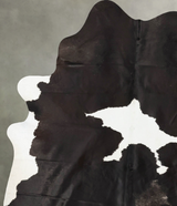 Black and White XX-Large Brazilian Cowhide Rug 8'4"H x 6'4"W #B23909 by Hudson Hides