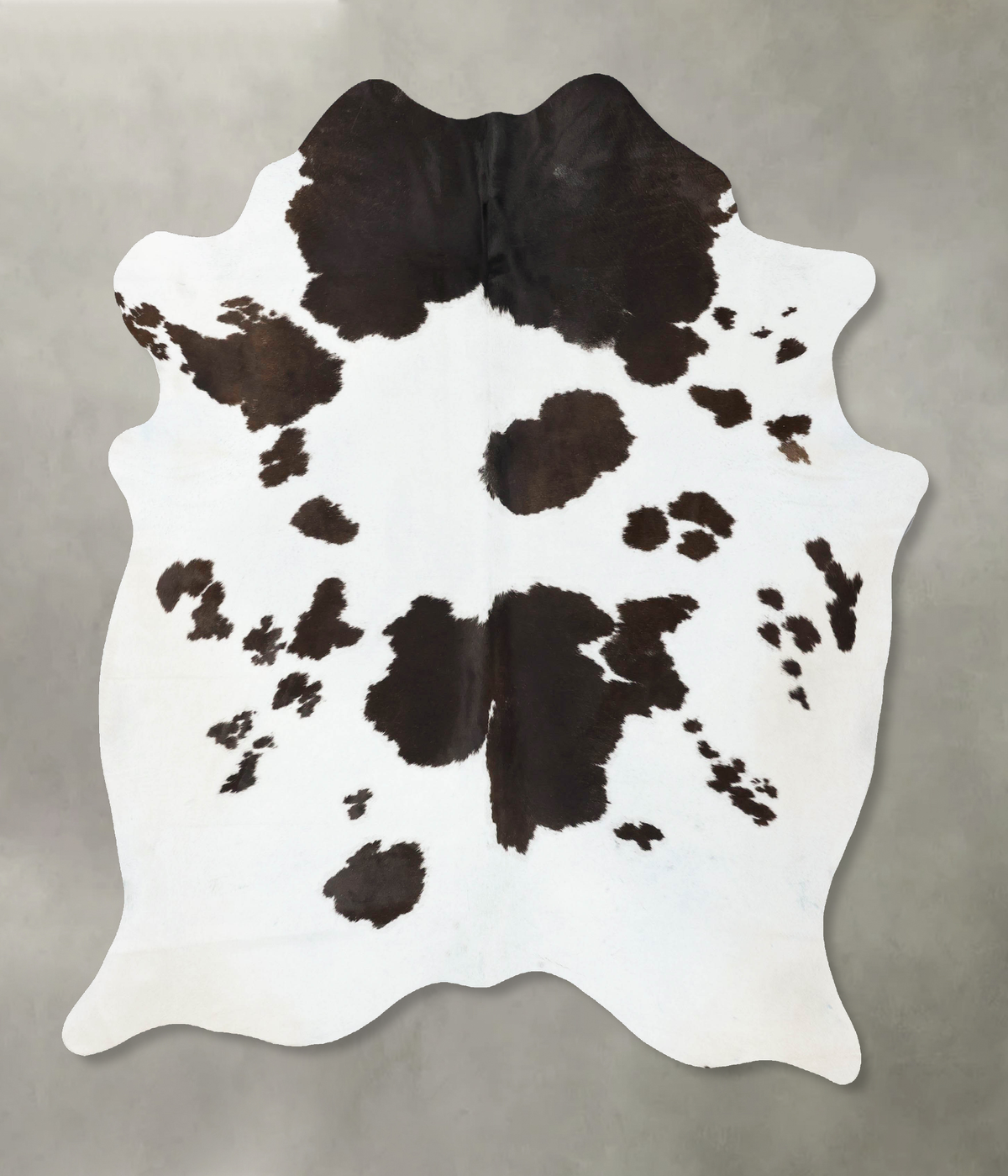Chocolate and White Cowhide Rug #B23914
