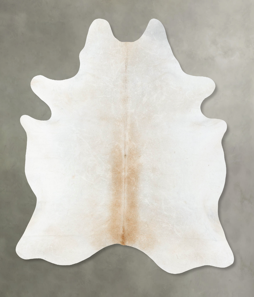 Grey with Beige XX-Large Brazilian Cowhide Rug 8'2"H x 6'5"W #B23916 by Hudson Hides
