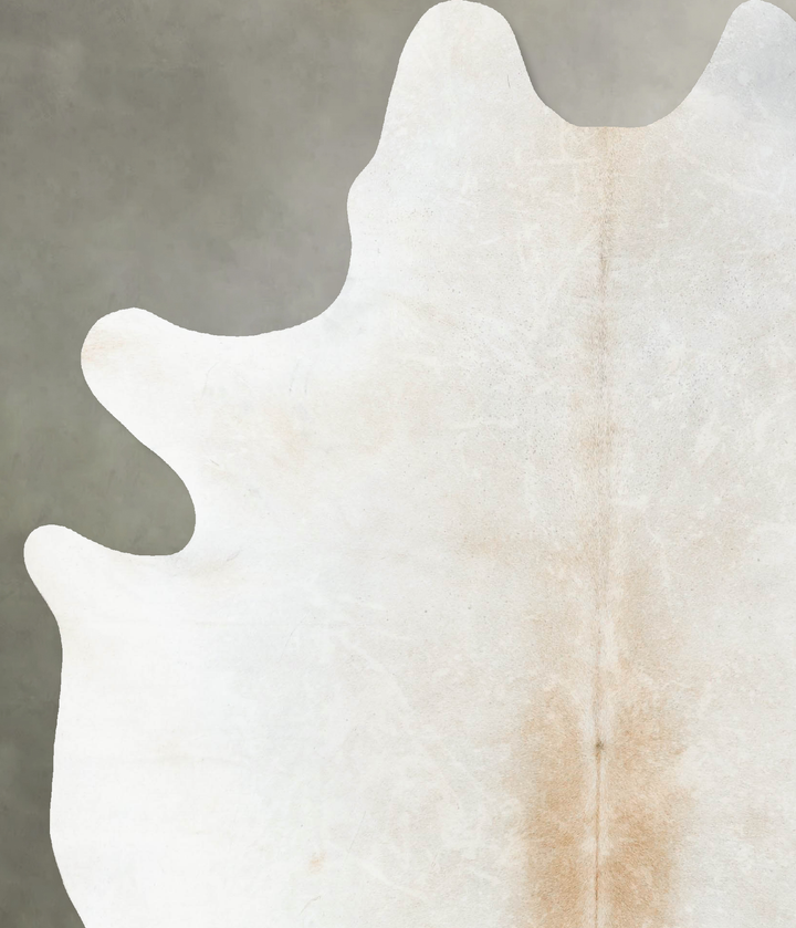 Grey with Beige XX-Large Brazilian Cowhide Rug 8'2"H x 6'5"W #B23916 by Hudson Hides