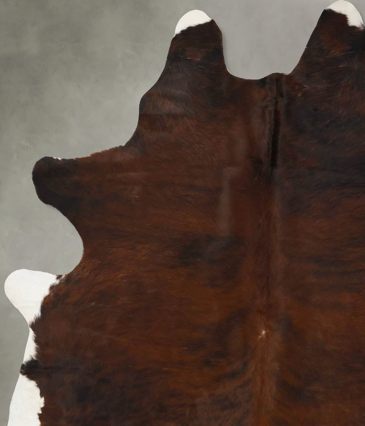 Dark Brindle XX-Large Brazilian Cowhide Rug 8'1"H x 6'8"W #B23932 by Hudson Hides