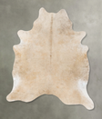 Palomino XX-Large Brazilian Cowhide Rug 8'4"H x 6'10"W #B23947 by Hudson Hides
