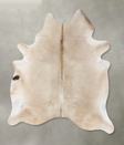 Taupe XX-Large Brazilian Cowhide Rug 8'6"H x 6'10"W #B23971 by Hudson Hides