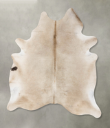 Taupe XX-Large Brazilian Cowhide Rug 8'6"H x 6'10"W #B23971 by Hudson Hides