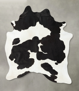 Black and White X-Large Brazilian Cowhide Rug 7'6"H x 6'4"W #B23994 by Hudson Hides