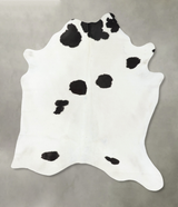 Black and White XX-Large Brazilian Cowhide Rug 8'7"H x 6'6"W #B23998 by Hudson Hides