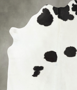Black and White XX-Large Brazilian Cowhide Rug 8'7"H x 6'6"W #B23998 by Hudson Hides