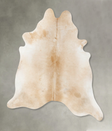 Light Caramel XX-Large Brazilian Cowhide Rug 8'2"H x 7'1"W #B24018 by Hudson Hides