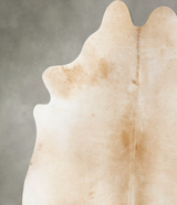 Light Caramel XX-Large Brazilian Cowhide Rug 8'2"H x 7'1"W #B24018 by Hudson Hides