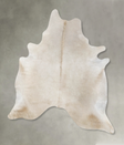 Champagne XX-Large Brazilian Cowhide Rug 8'1"H x 6'7"W #B24025 by Hudson Hides
