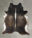 Dark Grey X-Large Brazilian Cowhide Rug 7'3"H x 6'3"W #B24034 by Hudson Hides