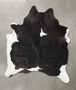 Black and White XX-Large Brazilian Cowhide Rug 8'3"H x 6'5"W #B24035 by Hudson Hides