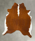 Hereford X-Large Brazilian Cowhide Rug 6'5"H x 6'4"W #B24041 by Hudson Hides