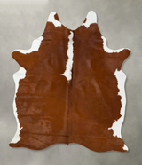 Hereford X-Large Brazilian Cowhide Rug 7'6"H x 5'5"W #B24046 by Hudson Hides