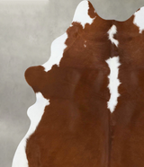 Hereford X-Large Brazilian Cowhide Rug 7'5"H x 6'2"W #B24047 by Hudson Hides