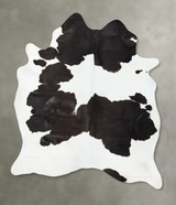 Chocolate and White XX-Large Brazilian Cowhide Rug 8'7"H x 6'9"W #B24060 by Hudson Hides