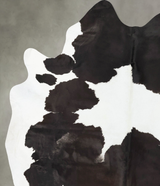 Chocolate and White XX-Large Brazilian Cowhide Rug 8'7"H x 6'9"W #B24060 by Hudson Hides