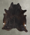 Solid Black XX-Large Brazilian Cowhide Rug 8'0