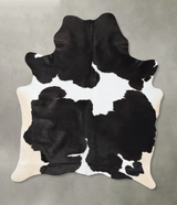 Black and White XX-Large Brazilian Cowhide Rug 8'6"H x 6'7"W #B24067 by Hudson Hides