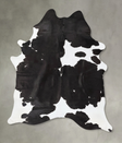 Black and White XX-Large Brazilian Cowhide Rug 8'6"H x 6'1"W #B24070 by Hudson Hides