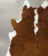 Medium Brindle X-Large Brazilian Cowhide Rug 7'2"H x 6'10"W #B24121 by Hudson Hides
