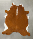 Hereford X-Large Brazilian Cowhide Rug 7'7"H x 6'1"W #B24156 by Hudson Hides