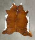 Medium Brindle X-Large Brazilian Cowhide Rug 7'5"H x 6'8"W #B24159 by Hudson Hides