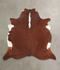 Hereford XX-Large Brazilian Cowhide Rug 7'4