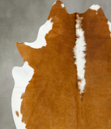 Hereford X-Large Brazilian Cowhide Rug 7'6"H x 6'6"W #B24174 by Hudson Hides