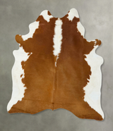 Hereford X-Large Brazilian Cowhide Rug 7'5"H x 6'3"W #B24175 by Hudson Hides